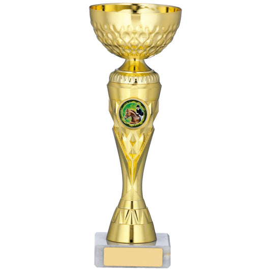 8.75" GOLD TROPHY 21.5cm