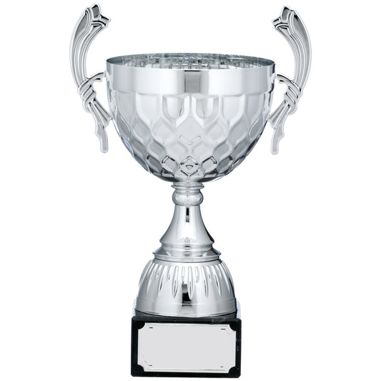 12.25" SILVER CUP TROPHY WITH HANDLES 31cm