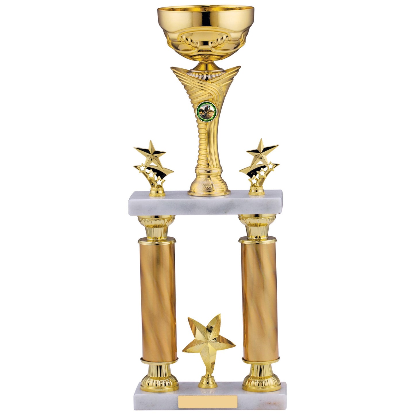 19.25"GOLD TUBE TROPHY 49cm