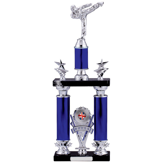 10.5" KARATE TUBE TROPHY 26.5cm