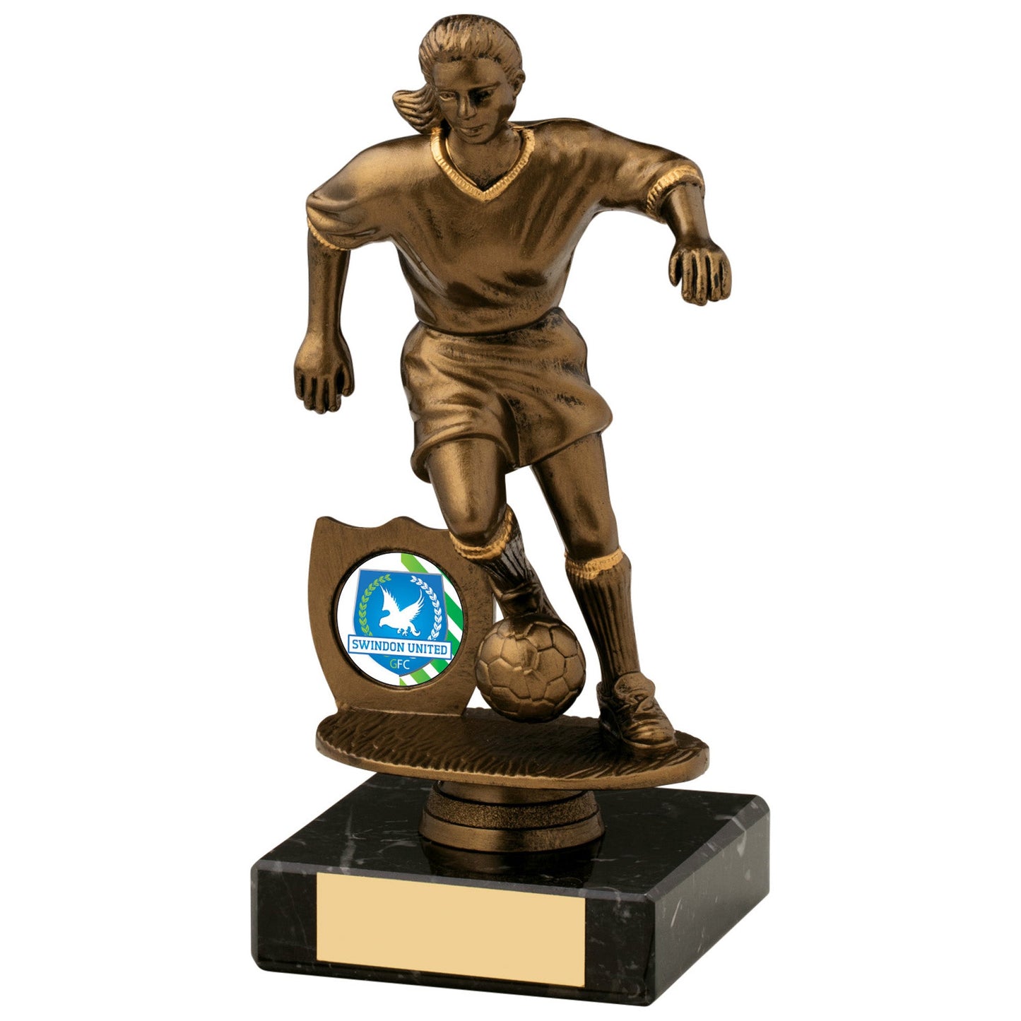 6.75" FEMALE FOOTBALL TROPHY 17cm