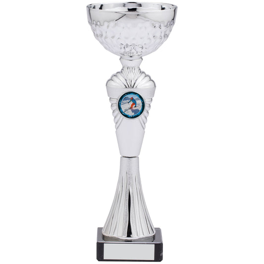 9.75" SILVER CUP TROPHY 25cm