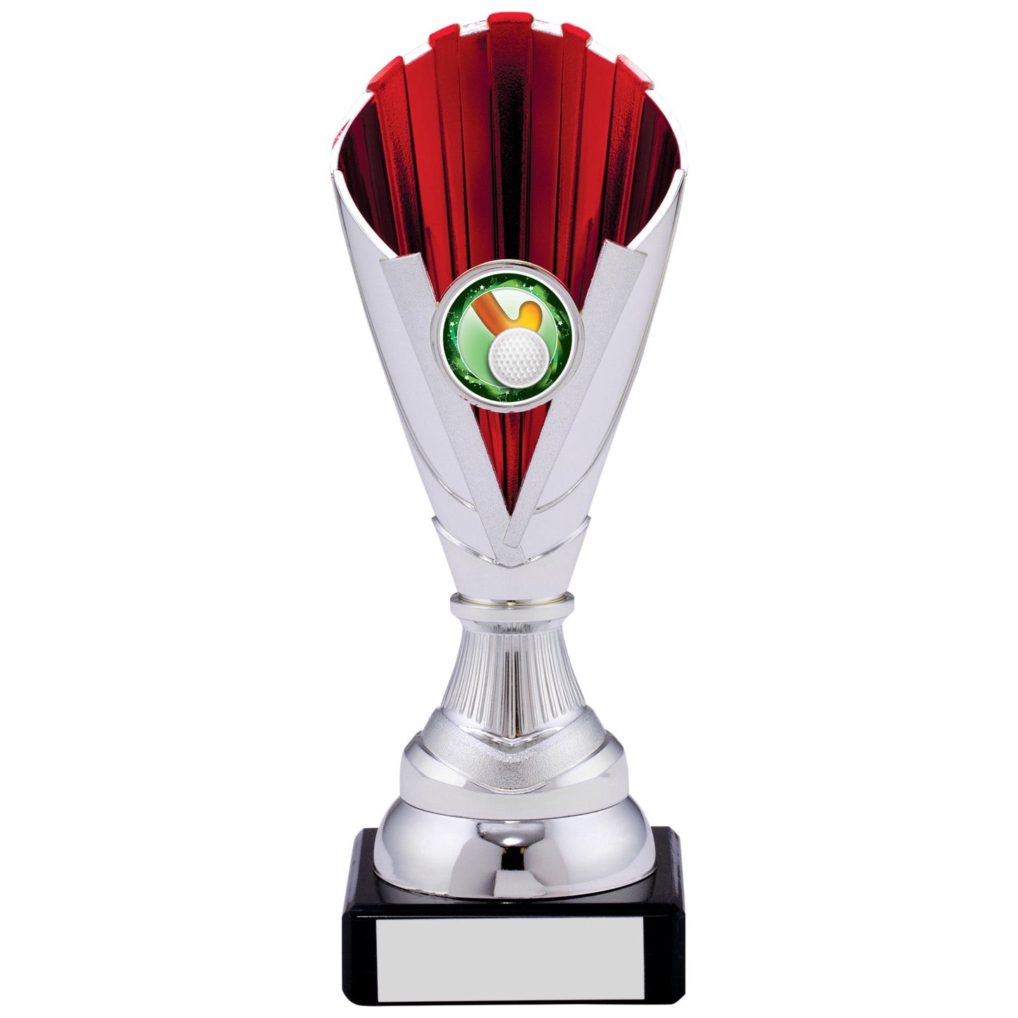 7" SILVER RED TROPHY 17cm