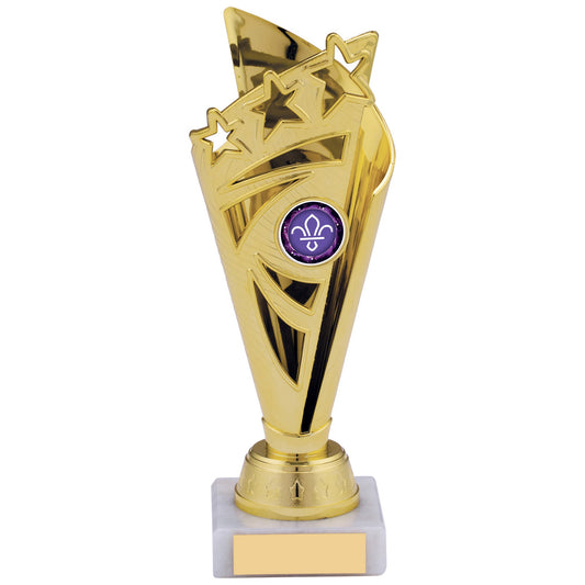 8.25" GOLD TROPHY 21cm