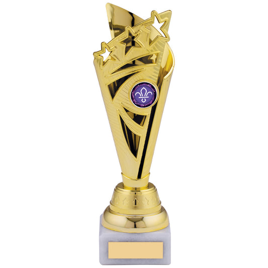 9.25" GOLD TROPHY 23.5cm