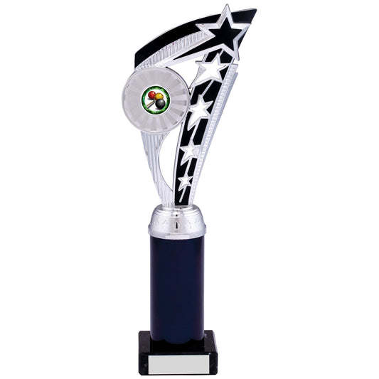 SILVER BLACK TROPHY 30.5cm