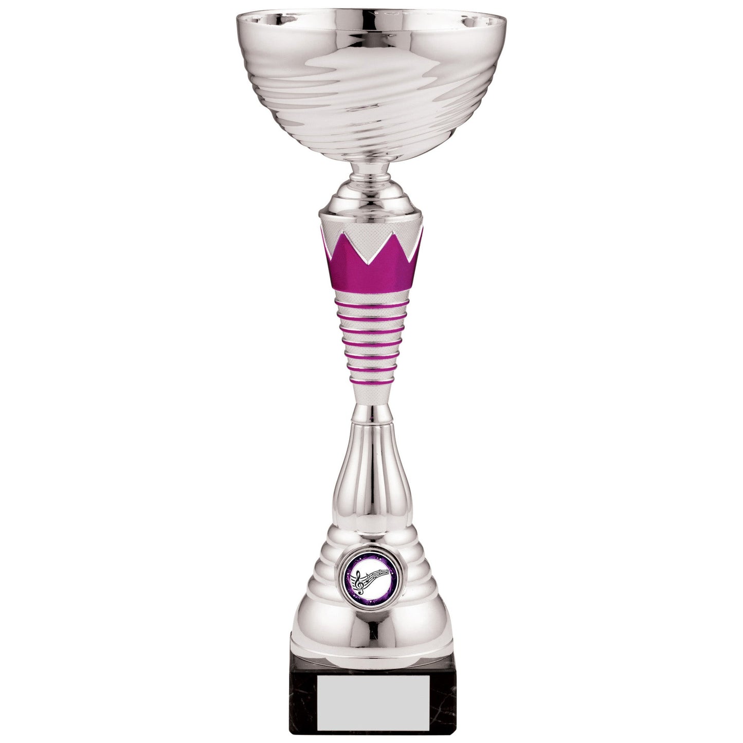 12.5 SILVER PINK TROPHY 32cm