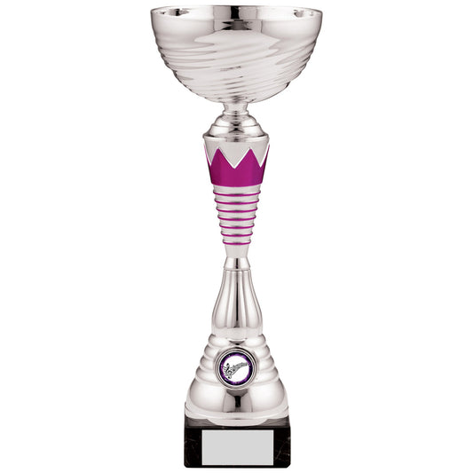 12.5 SILVER PINK TROPHY 32cm