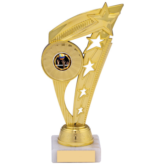 8" GOLD RED TROPHY 20cm