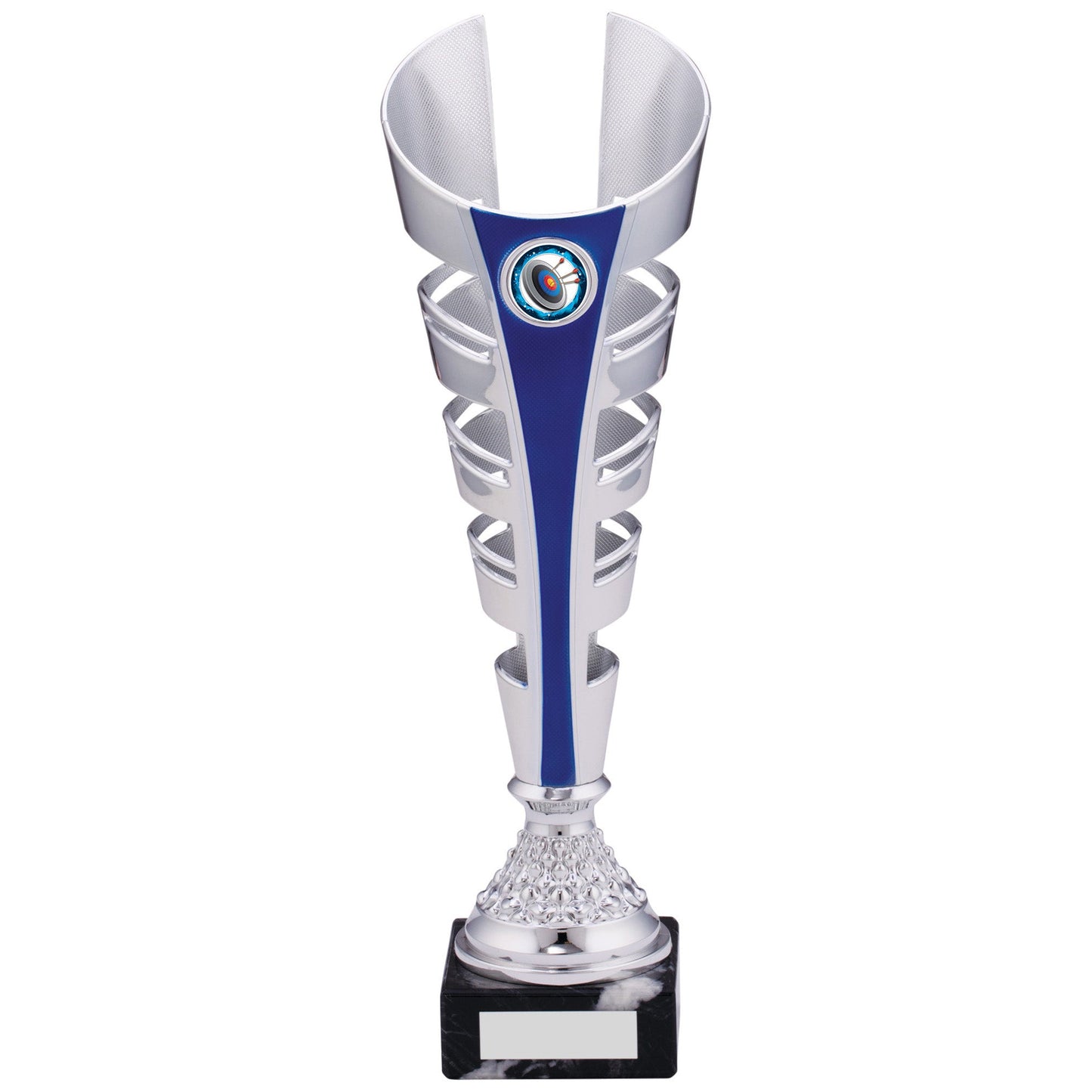 SILVER BLUE TROPHY 33cm