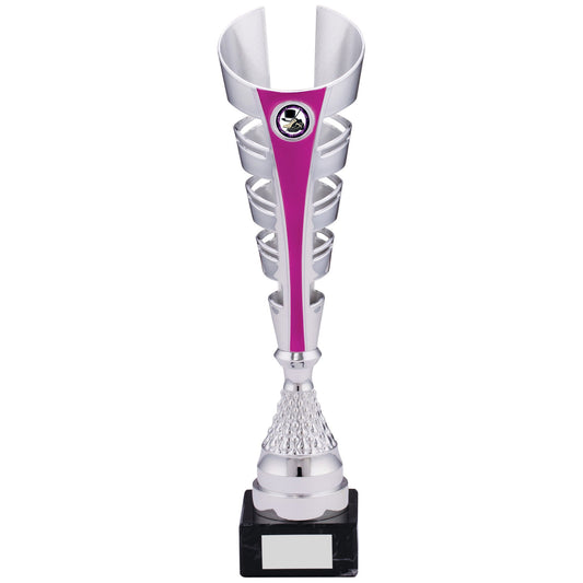 SILVER PINK TROPHY 40cm