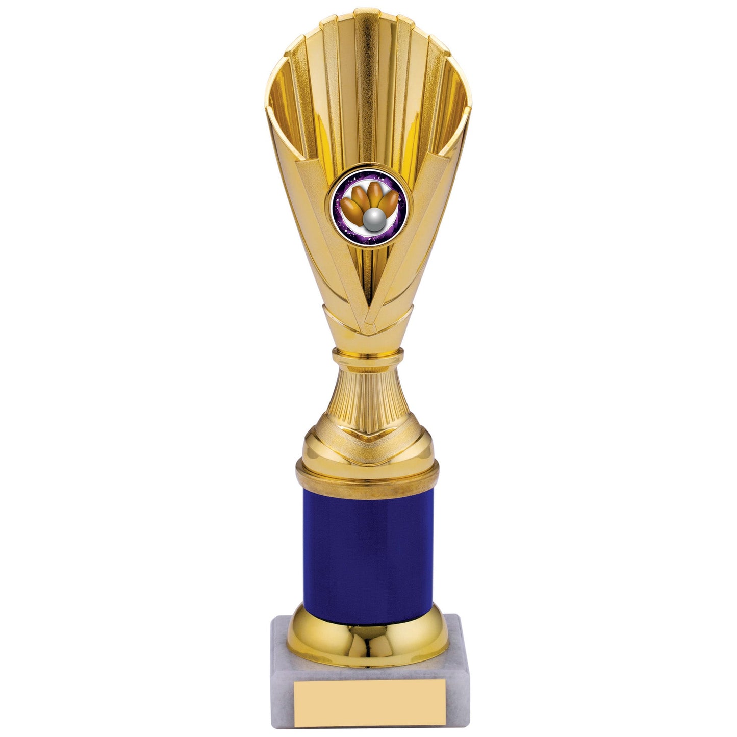 GOLD BLUE TROPHY 23cm