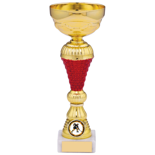 GOLD RED TROPHY 21cm