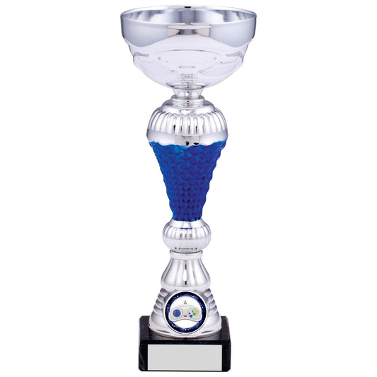 SILVER BLUE TROPHY 21cm