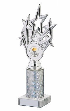 Silver Star Holder/Silver Tube Award Silver 26cm