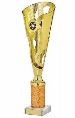 Gold Sculpture/Gold Tube Award Gold 34.5cm