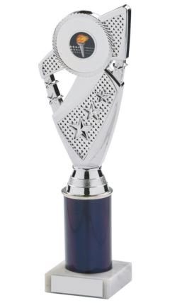 Silver Holder/Black Tube Award Silver/Black 27cm