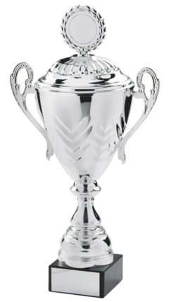 Silver Presentation Cup with Lid Silver 53cm