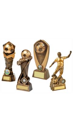 Football Deluxe Club Package - 4 Awards Ant Gold 21cm