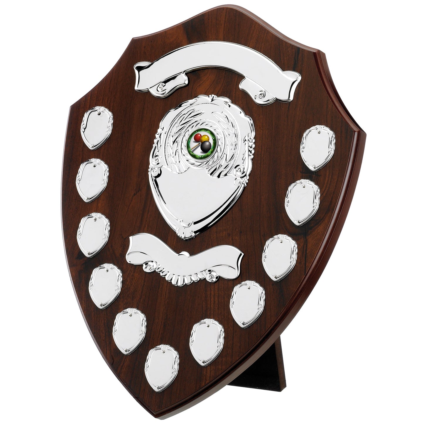 DARK CHERRY 11 YEAR PRESENTATION SHIELD 35.5cm