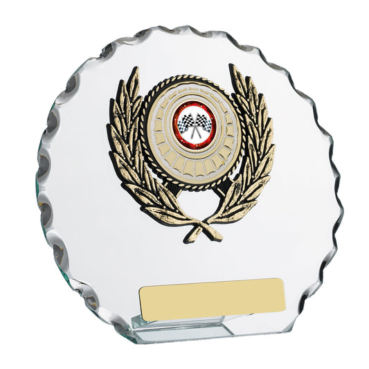 6" GLASS ROUND AWARD 15cm