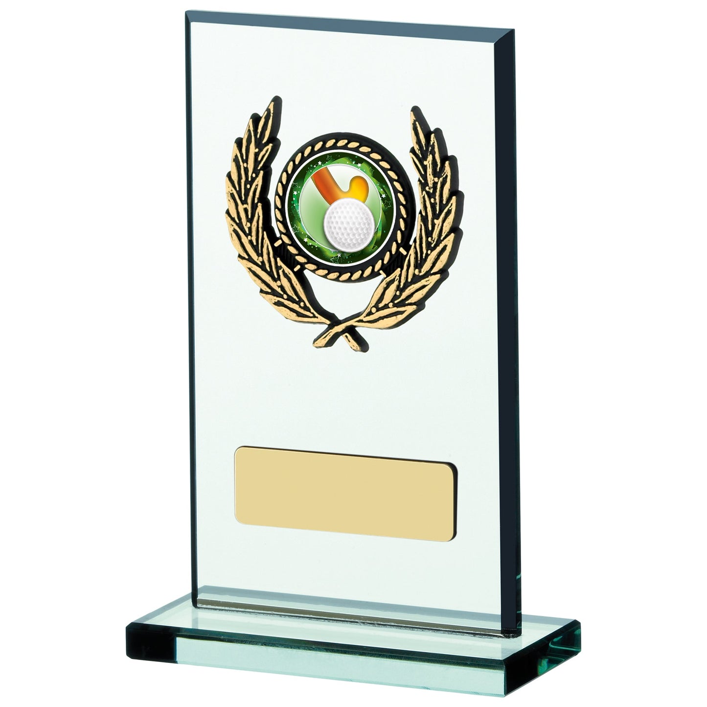 5.25" GLASS PLAQUE AWARD 13cm