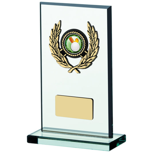 6.75" GLASS PLAQUE AWARD 17cm