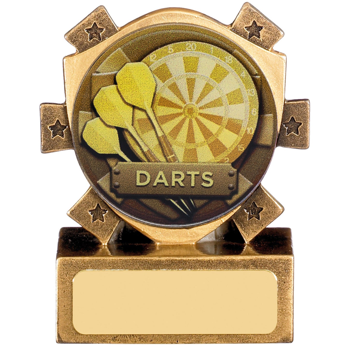 3" MINI SHIELD DARTS AWARD 8cm