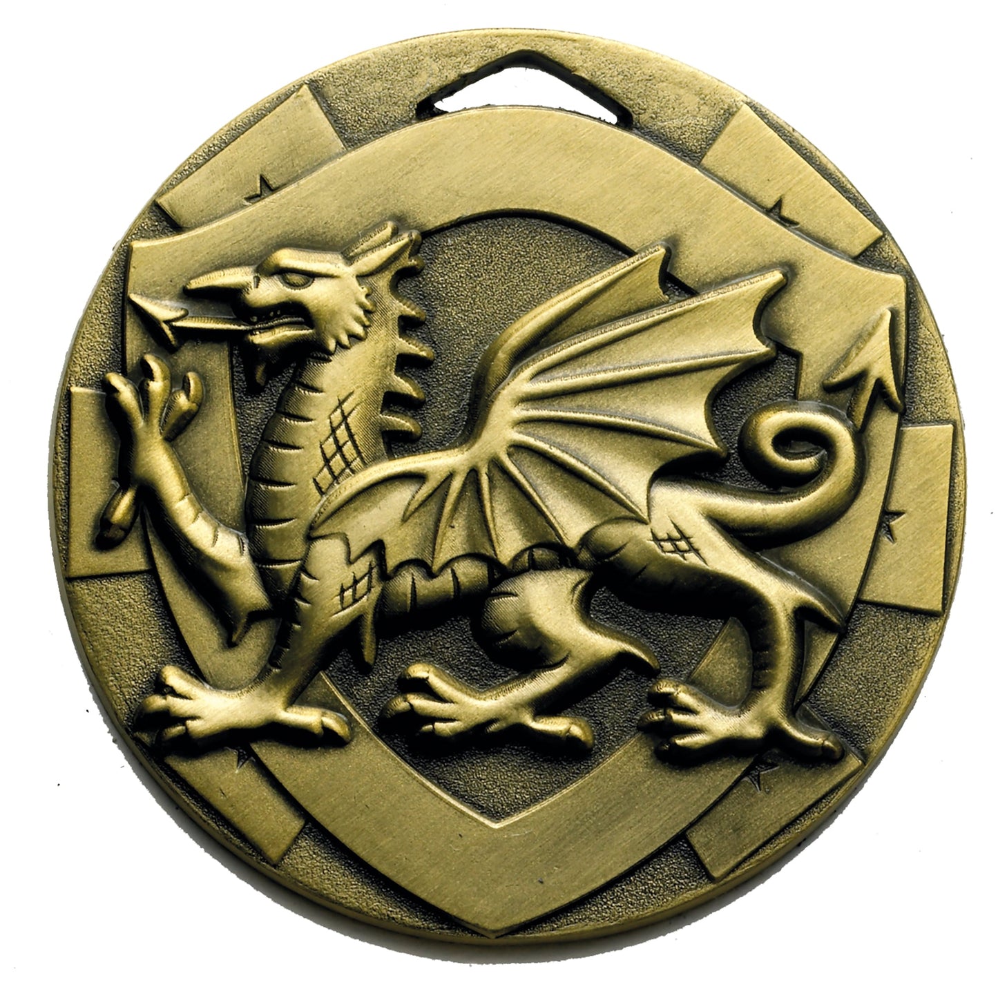 50MM WELSH DRAGON MEDAL 50mm