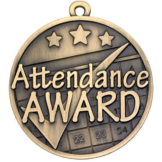 50MM ATTENDANCE AWARD MEDAL 50mm