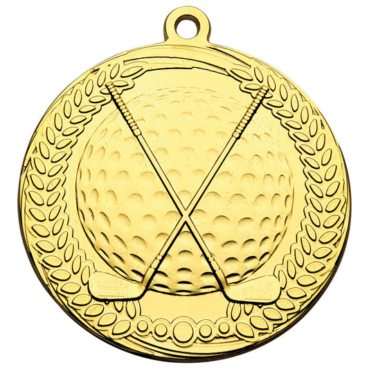 70MM GOLD GOLF MEDAL 70mm