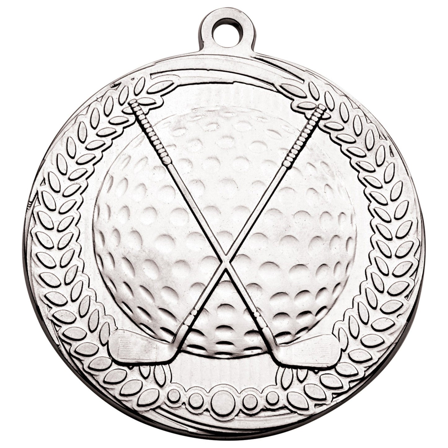 70MM SILVER GOLF MEDAL 70mm