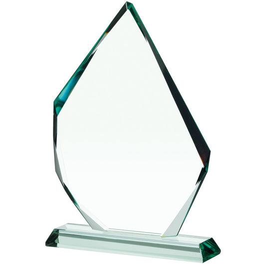 8.75" JADE GLASS AWARD 22cm