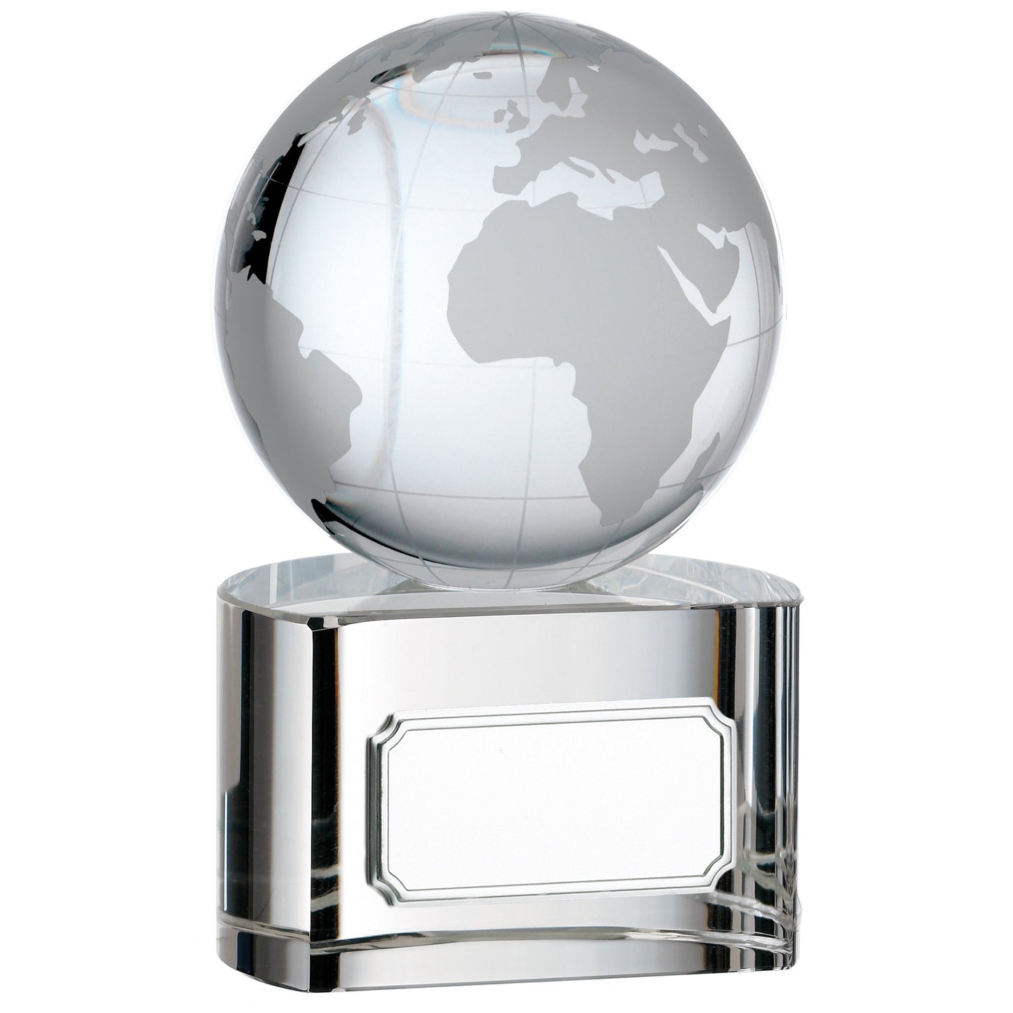 4.25" CLEAR GLOBE AWARD 11cm