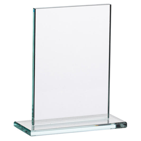 4.5" GLASS PLAQUE AWARD 11.5cm