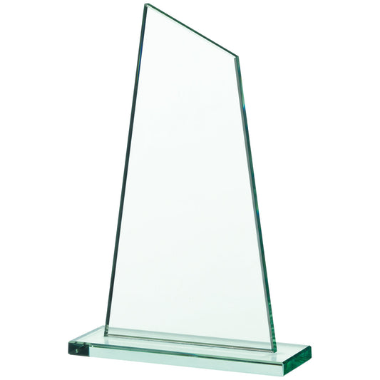 8.75" GLASS PLAQUE AWARD 22cm