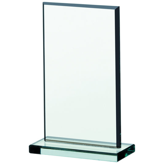 6.75"JADE GLASS PLAQUE AWARD 17cm