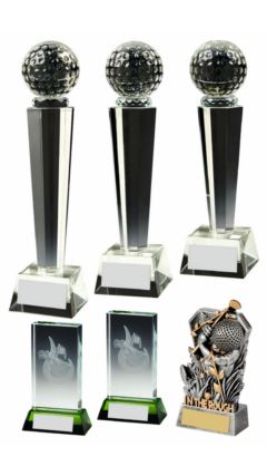 Golf Package - 6 Awards Clear 11.5cm