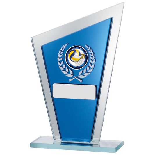 6.5" BLUE MIRROR GLASS AWARD 16.5cm