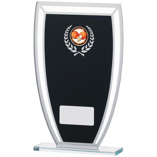 8" BLACK MIRROR GLASS AWARD 20.5cm