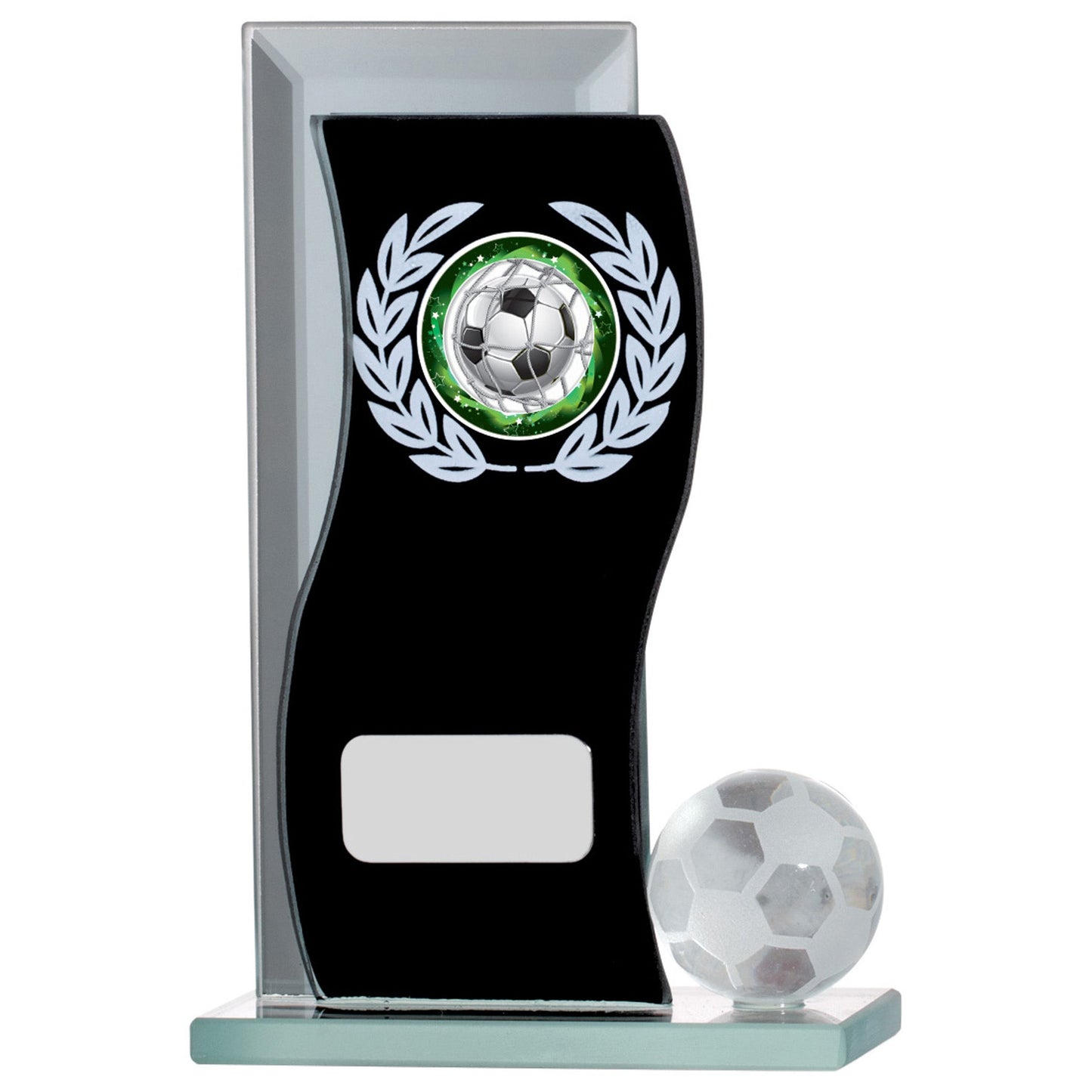 5" FOOTBALL MIRROR GLASS AWARD 12.5cm