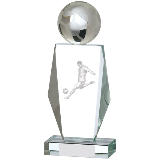 8" FOOTBALL GLASS AWARD 20.5cm