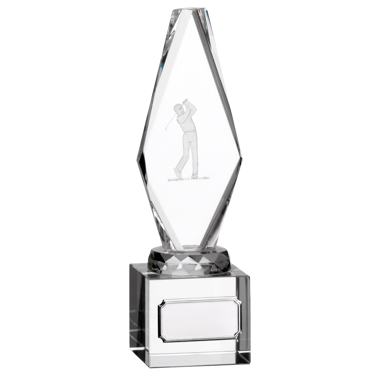 8" GLASS GOLF MALE PLAYER 20.5cm