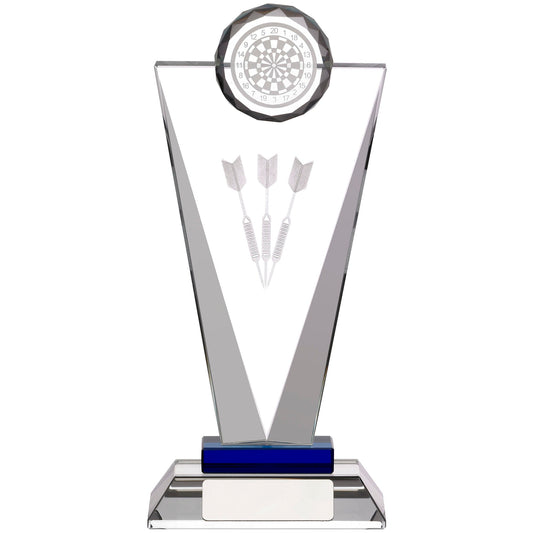 7.25" DARTS GLASS AWARD 18.5cm