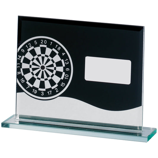 DARTS GLASS BLOCK AWARD 12 x 16cm