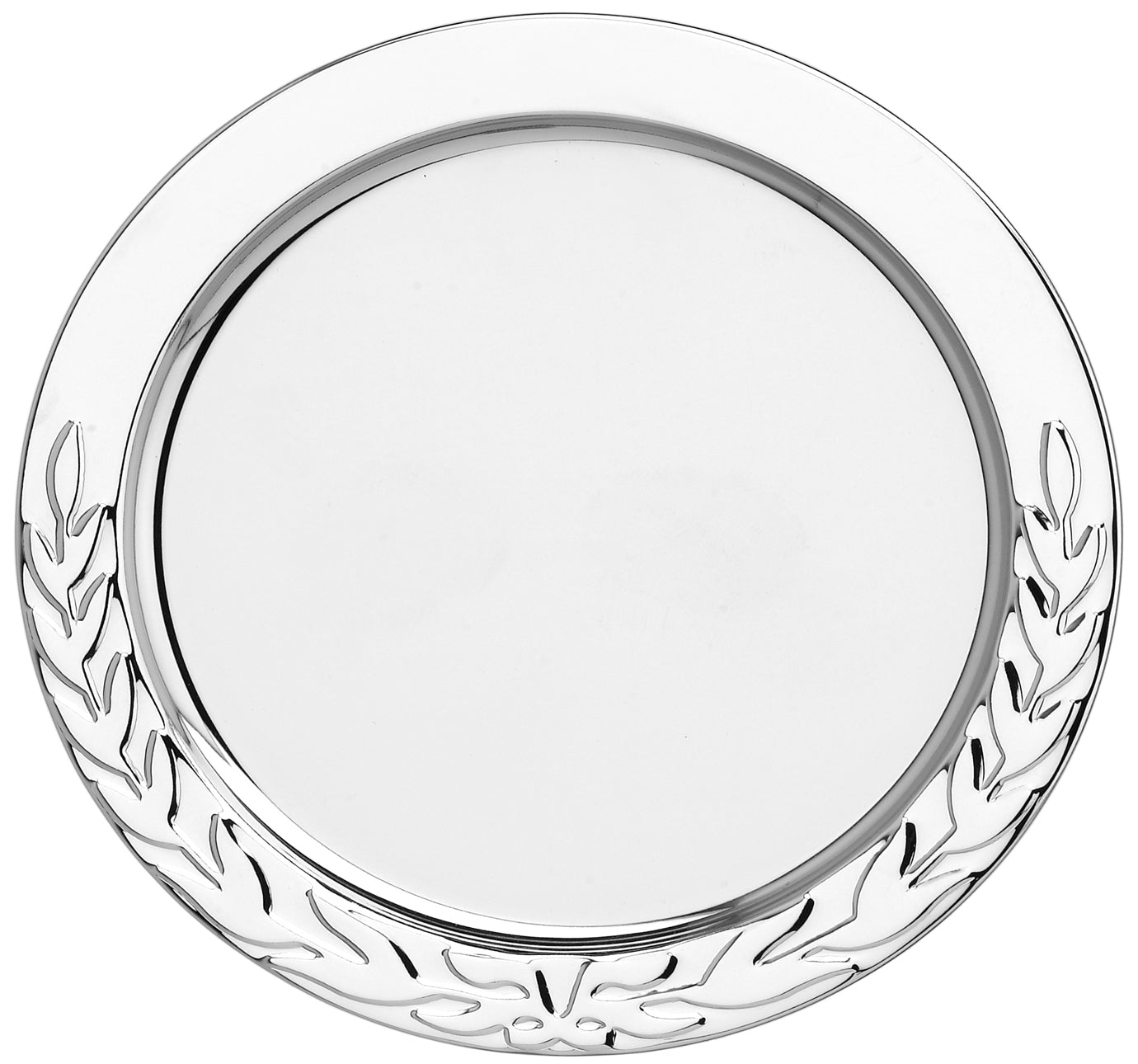 4" NICKEL PLATED TRAY 10cm