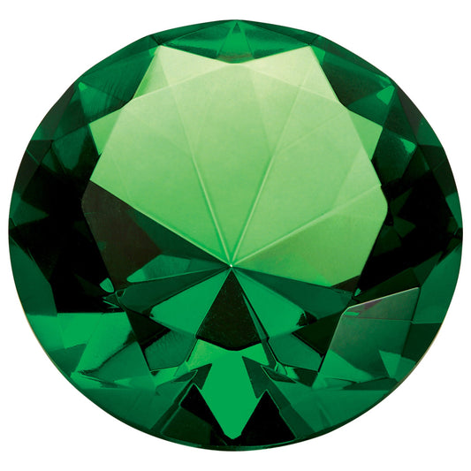 GREEN DIAMOND PAPERWEIGHT