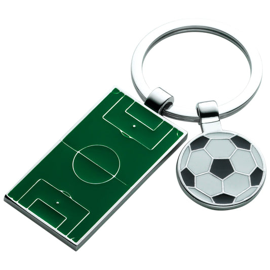 FOOTBALL PITCH KEYRING