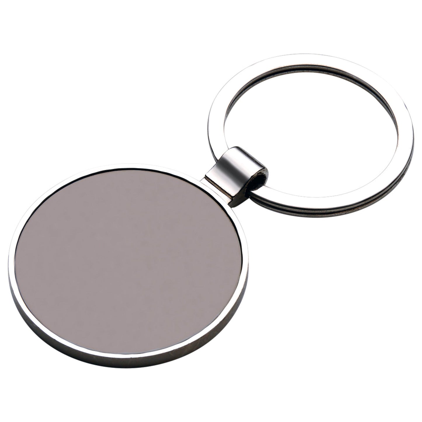 CIRCULAR ENGRAVEABLE KEYRING