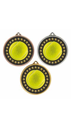 55mm Medal - Tennis Bronze 5.5cm